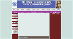 Desktop Screenshot of edu.dauniv.ac.in