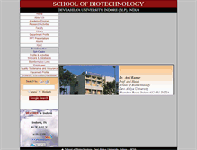 Tablet Screenshot of biotech.dauniv.ac.in